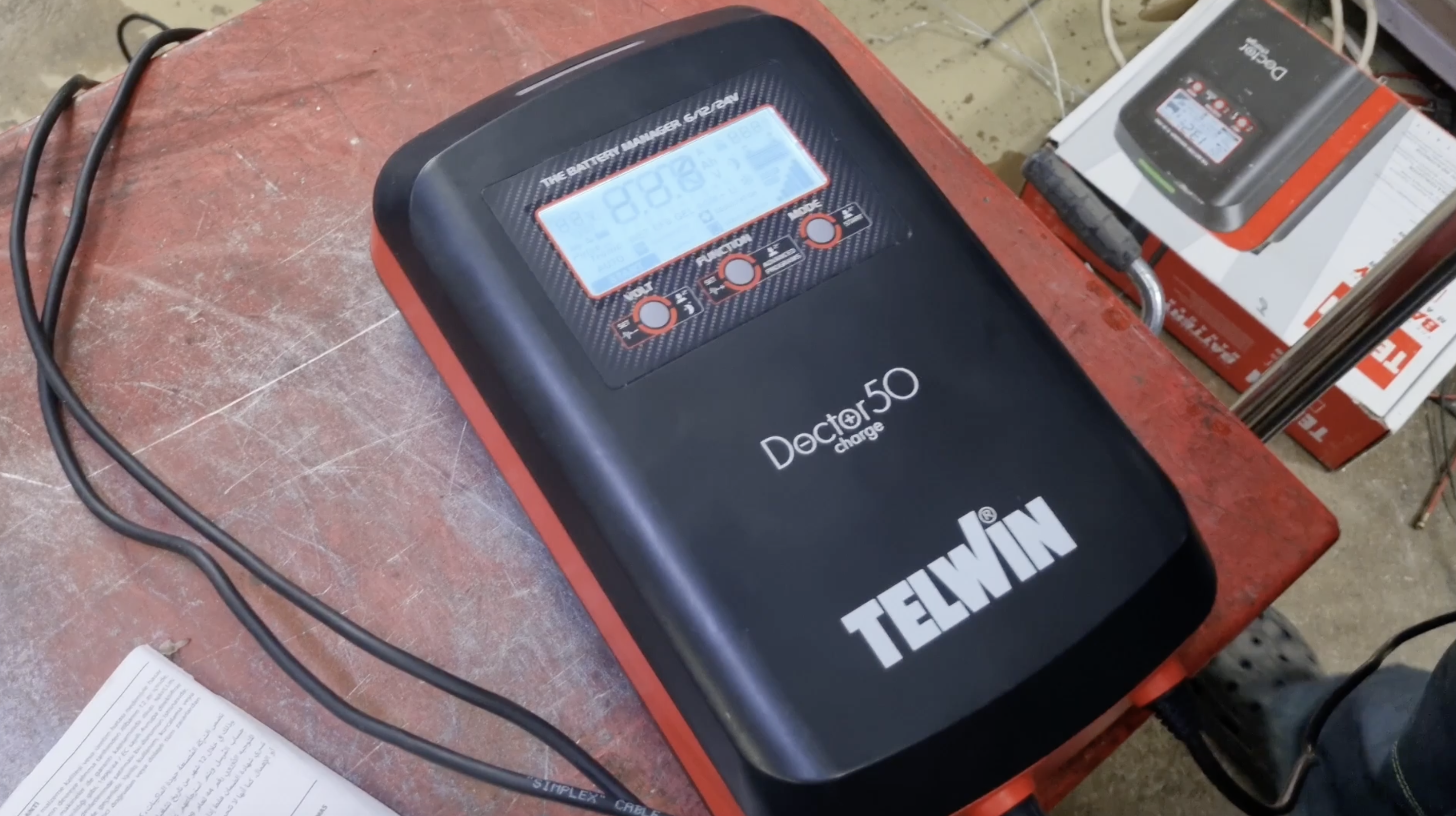 Диагностика зарядного устройства Telwin Doctor Charge 50