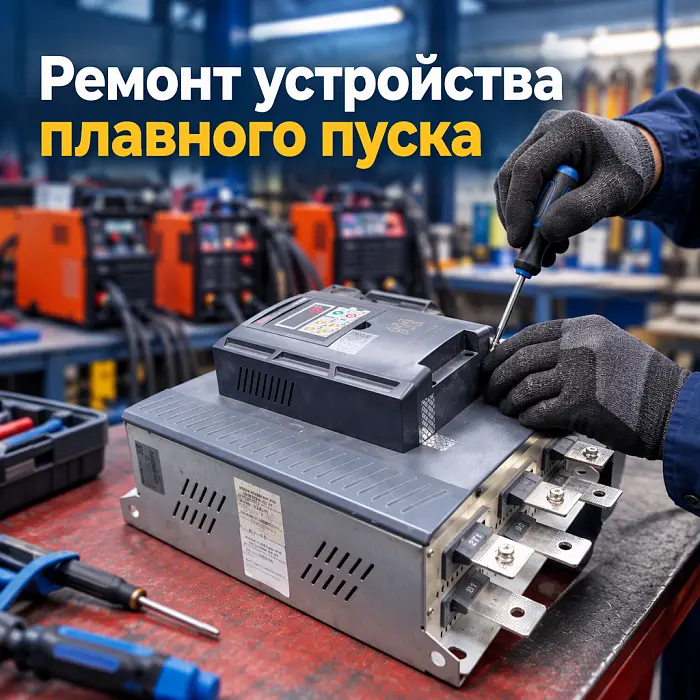 Ремонт устройства плавного пуска